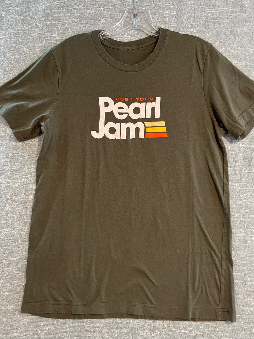 Pearl Jam Tour 2024 Tee - Back List of Venues - Originated in 1990 in Seattle S